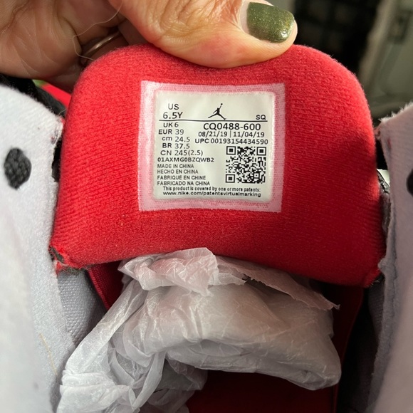 Air Jordan 3 Retro SE Fire Red Cement Grey Basketball Shoes - Picture 14 of 16